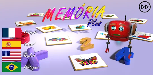 Jogo da Memória Plus 3D