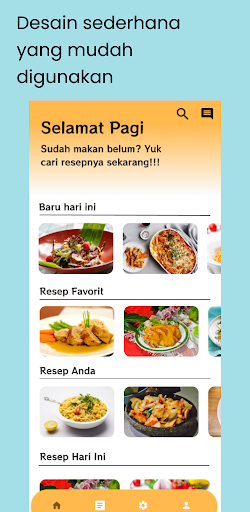 Android application foodavo screenshort
