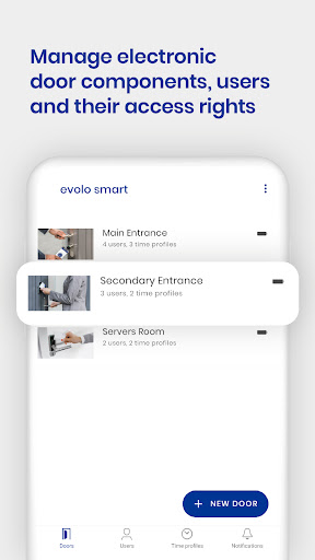 dormakaba evolo smart Screen 2