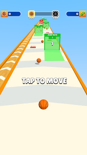 Android application Basketball Runner screenshort