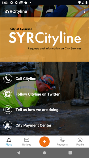 Android application SYRCityline screenshort
