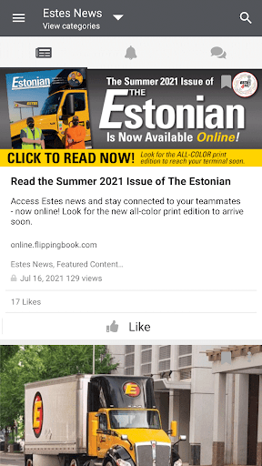 Android application Estes4Me screenshort