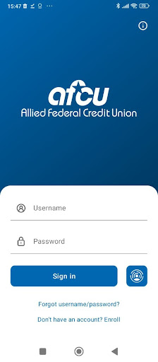 Android application Allied FCU Mobile App screenshort