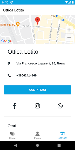 Ottica Lotito Official Screen 2