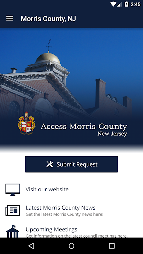 Android application Access Morris County screenshort