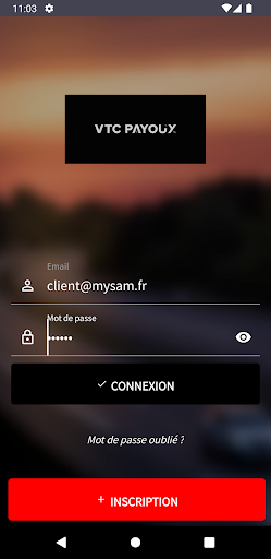 Android application VTC PAYOUX screenshort