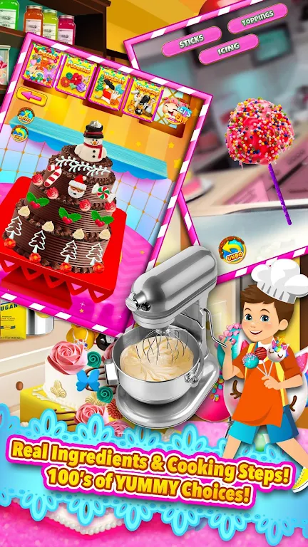 Cake Maker & Candy Pops Cook MOD APK 05
