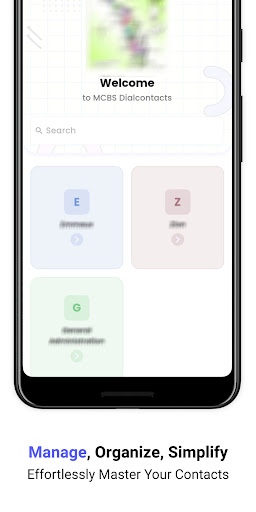 MCBS Contacts Screen 3