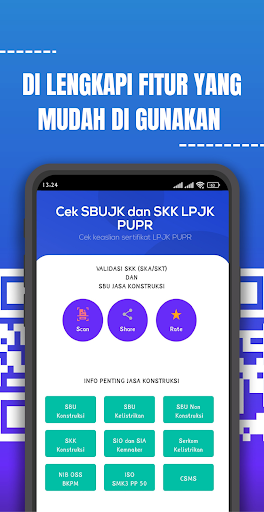 Android application SKK LPJK Scanner screenshort