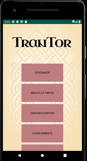 Android application L'académie de Trantor - Tome 1 screenshort