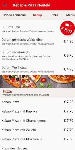 Kebap & Pizza Neufeld Screen 3