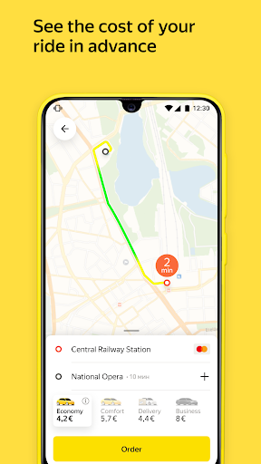 Yandex Go — taxi and delivery 4.30.1 APK-MOD(Unlimited Money Download) screenshots 1