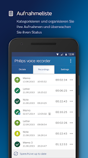 Philips Voice Recorder Screenshot