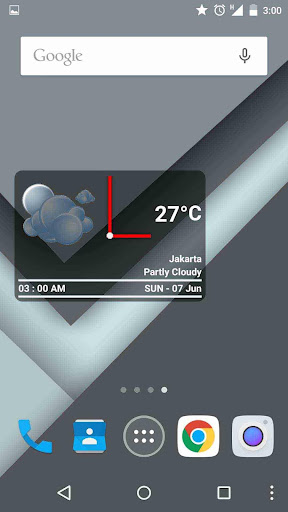 Boxy Clock & Weather Screen 2