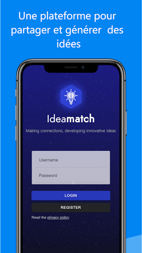 Android application Ideamatch screenshort