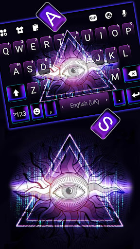 Neon Triangle Myth Keyboard Ba Screen 2