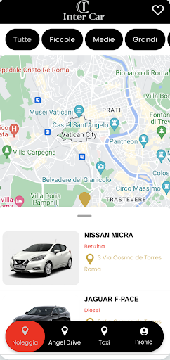 Android application Inter Car screenshort
