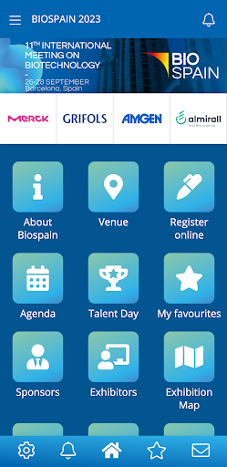 Android application BIOSPAIN 2023 screenshort