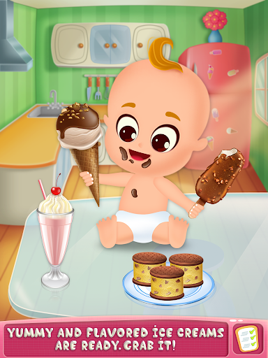 Mommy Homemade Ice Cream Cooking 2.0 APK-MOD(Unlimited Money Download) screenshots 1