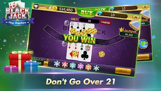 Game screenshot BlackJack 21 - Offline Games apk download