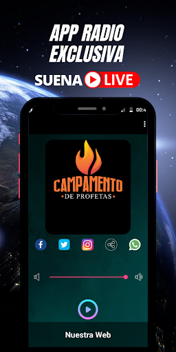 Android application Radio online Sonido del Cielo screenshort