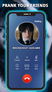 Wednesday Addams Fake call