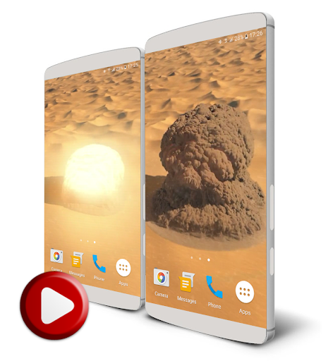 Nuclear Explosion 3D Wallpaper