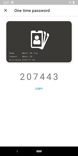 Nexus Smart ID Screen 3