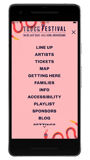 Android application Truck Festival screenshort