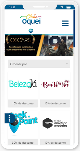 Clube Oquei Telecom Screen 2