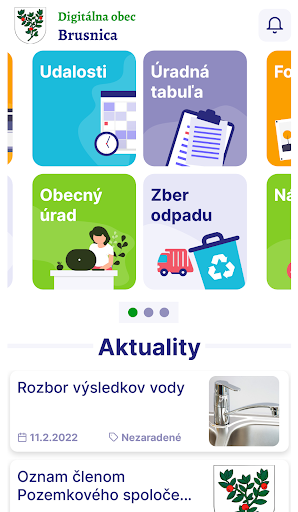 Android application Brusnica screenshort