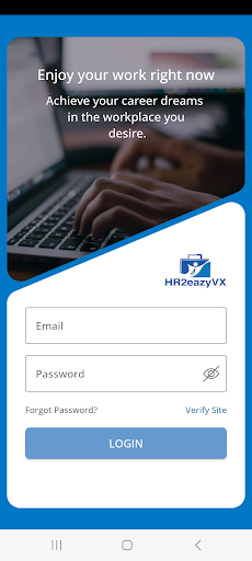 Android application HR2eazy VX Jobseeker screenshort
