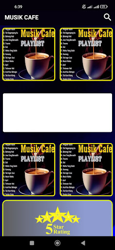 Android application Musik Cafe Full Album Offline screenshort