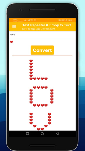 Text Repeater -10,000 times few sec -emoji text