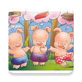 three little pigs puzzle icon