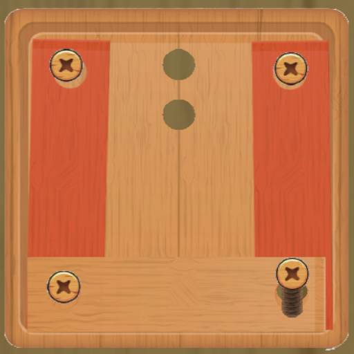 Wood nuts:  Screw Puzzle