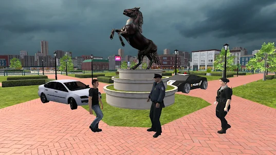 경찰차 운전 경찰 3D 게임