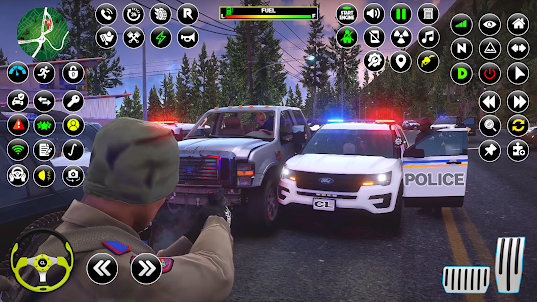 US Police Car Chase Games 3d