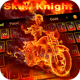 Fire Motorcycle Skull Warrior Keyboard Theme icon