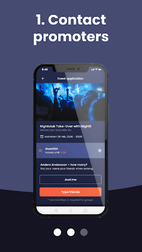 Nightli: Nightclubs & Events Screen 2