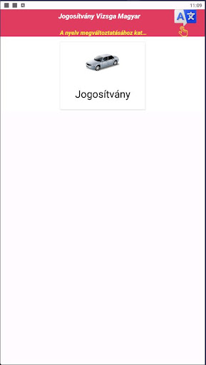 Android application Jogosítvány Vizsga Magyar screenshort