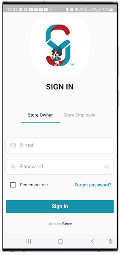 Android application Medzscue Merchant screenshort