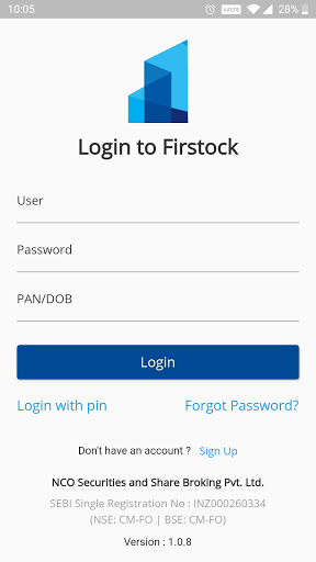 Android application Firstock - Investing Simplifie screenshort