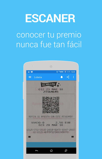 Android application Escaner de Loterias y Apuestas screenshort