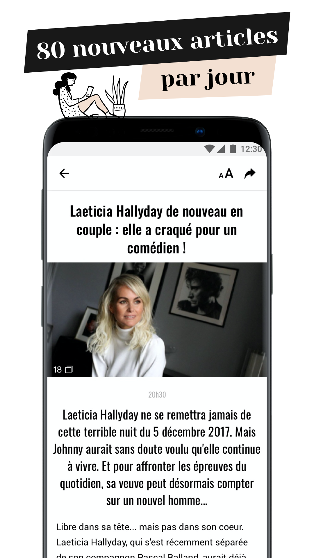Android application PurePeople: news people screenshort