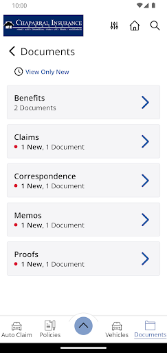 Chaparral Insurance Online Screen 3