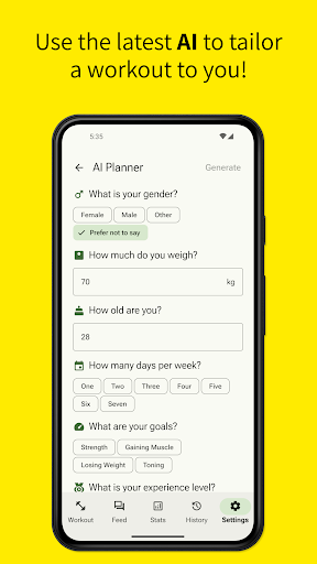 LiftLog Screen 3