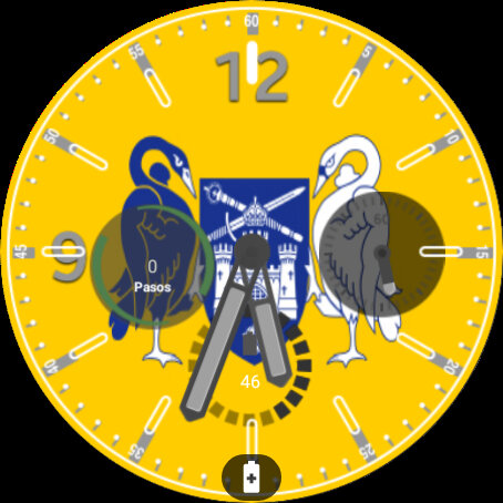 Android application Canberra Flag Watchface screenshort