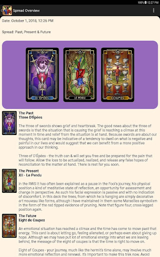 Screenshot of Ciro's Tarot Decoratif