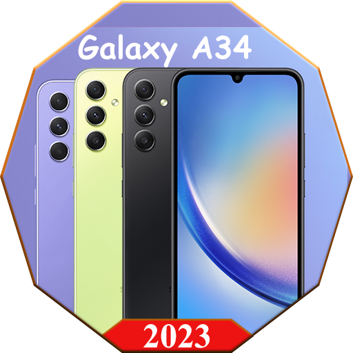 Galaxy A34 Wallpaper logo